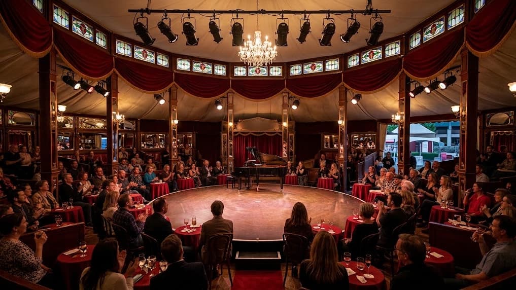 Spiegeltent Stage at The Rose Quarter