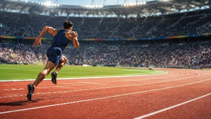 ATH02 - Athletics (Track & Field) - M 400mH R1; M High Jump & Discus Qual; W Triple Jump Qual; W 100m Semi & Final; W 400mH R1; W Shot Put Final; M 10,000m Final